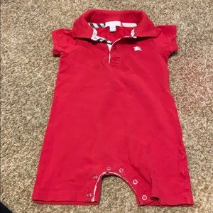 Burberry baby onesie 18 months
